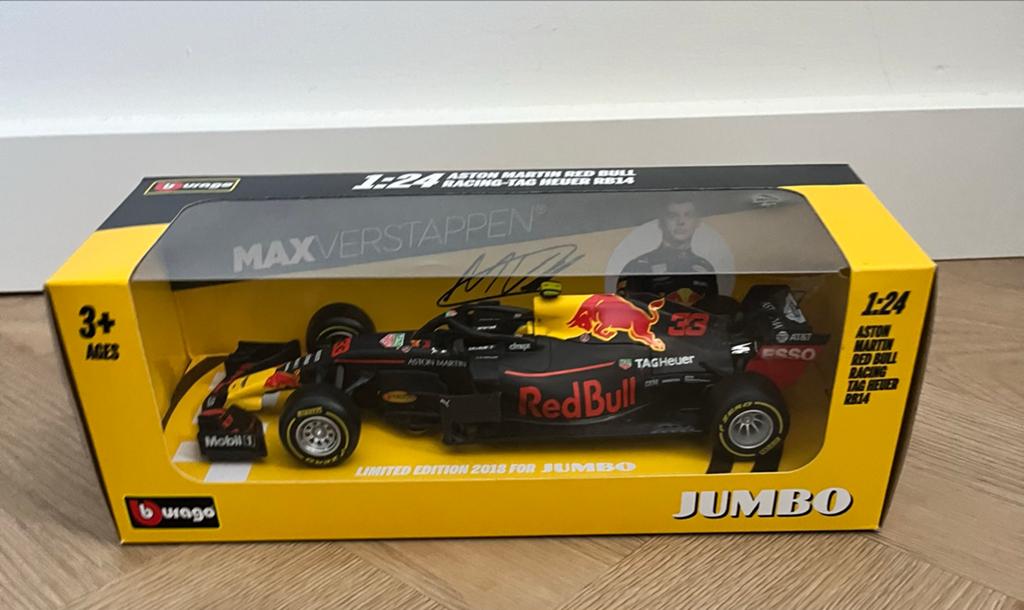 Bburago Aston Martin Red Bull Racing RB14 Max Verstappen, Ophalen, Nieuw, Auto, Overige merken