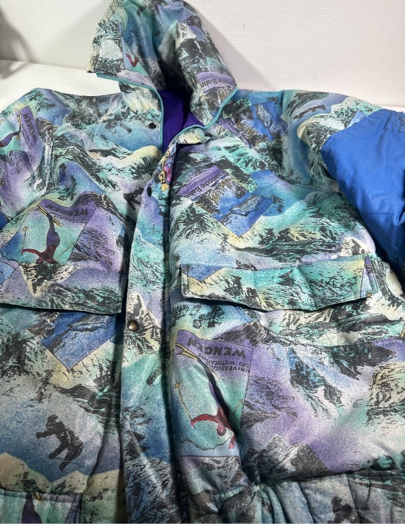 Vintage Apres Ski Jas - Uniek Design  Maat XXL, Onbekend, Overige maten, Ophalen of Verzenden, Jack