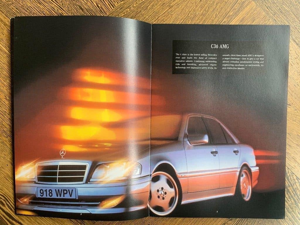Engelse folder, brochure Mercedes-Benz AMG 1996 nieuw, Nieuw, Mercedes-Benz, Mercedes, Ophalen of Verzenden