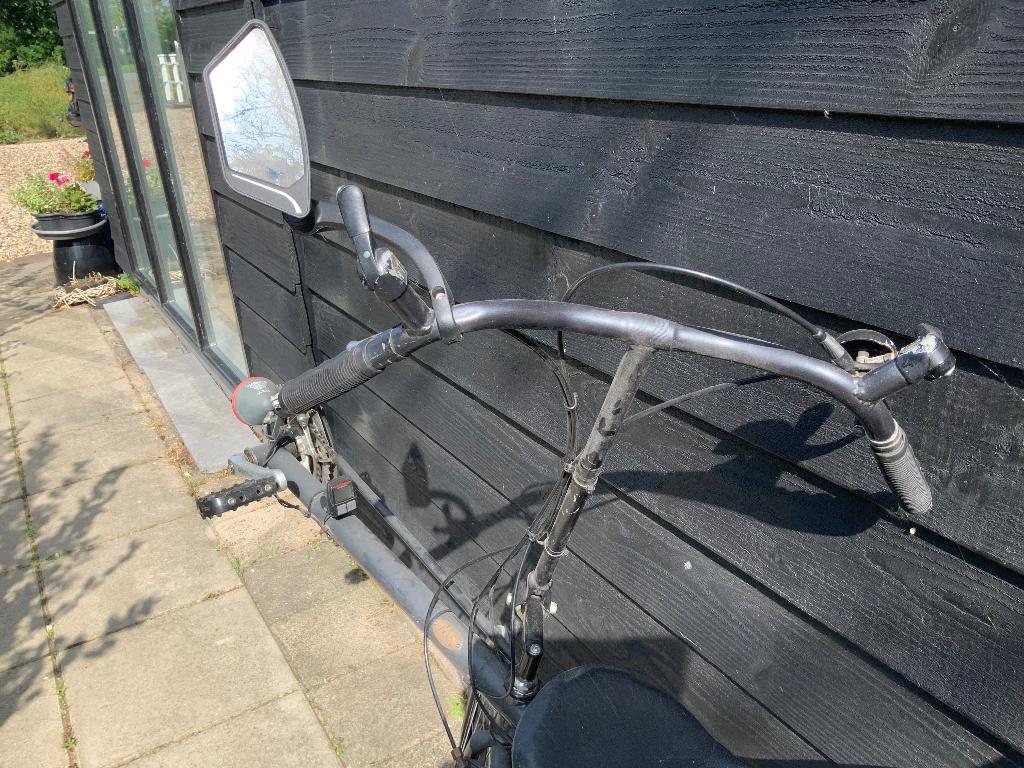 Ligfiets met bovenstuur., Fietsen en Brommers, Fietsen | Ligfietsen, Ophalen, Gebruikt, Bovenstuur, Overige merken