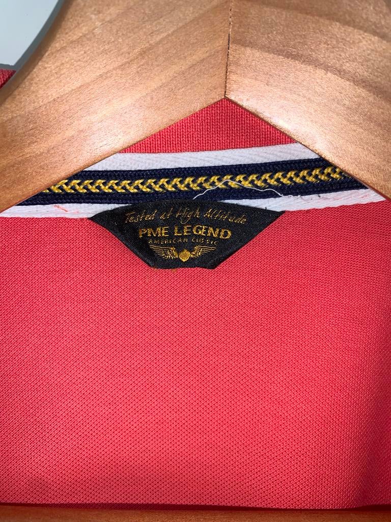 PME Legend Polo Shirt XXXL Koraalrood, Ophalen of Verzenden, Zo goed als nieuw, Overige maten, Overige kleuren