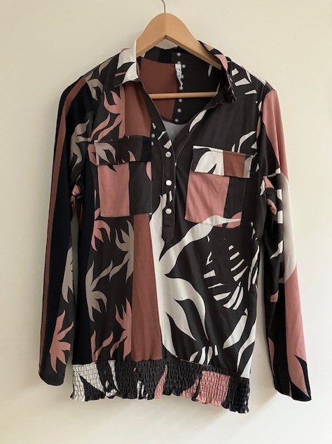 Mooie top Zoso maat S, Kleding | Dames, Meerkleurig, Ophalen of Verzenden, Zo goed als nieuw, Lange mouw