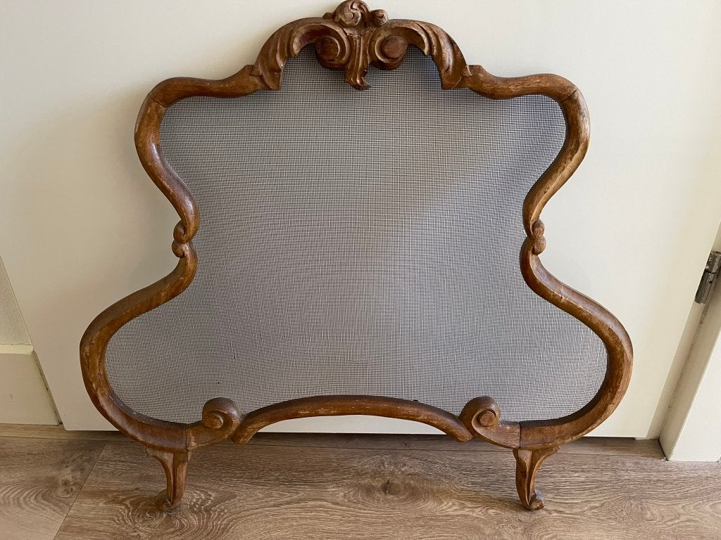 Antiek origineel houten/gaas plantenscherm 1900-1930, Ophalen