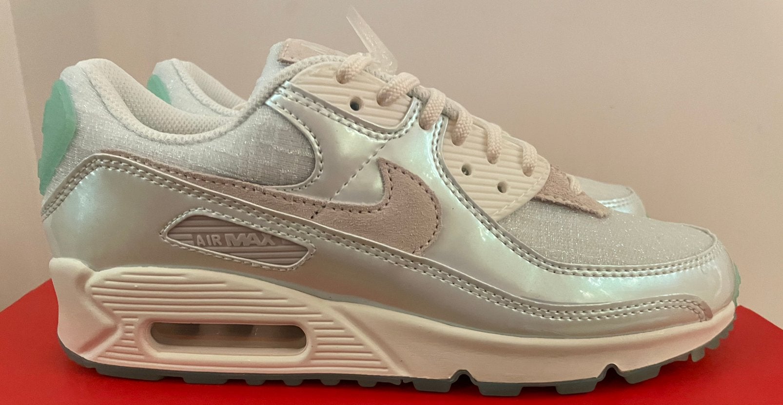 Nike Air Max 90 The Future is Clear mt 38,5, Overige kleuren, Nieuw, Ophalen of Verzenden, Sneakers of Gympen