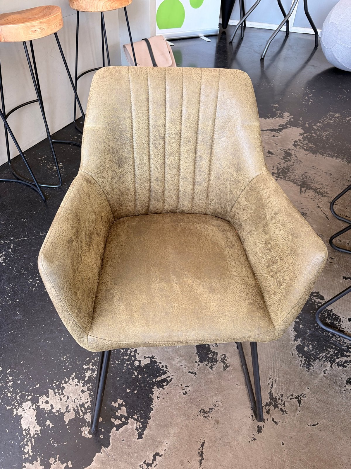 10 Groene Eetkamerstoelen - Zo goed als nieuw, Ophalen, Overige kleuren, Zo goed als nieuw, Stof
