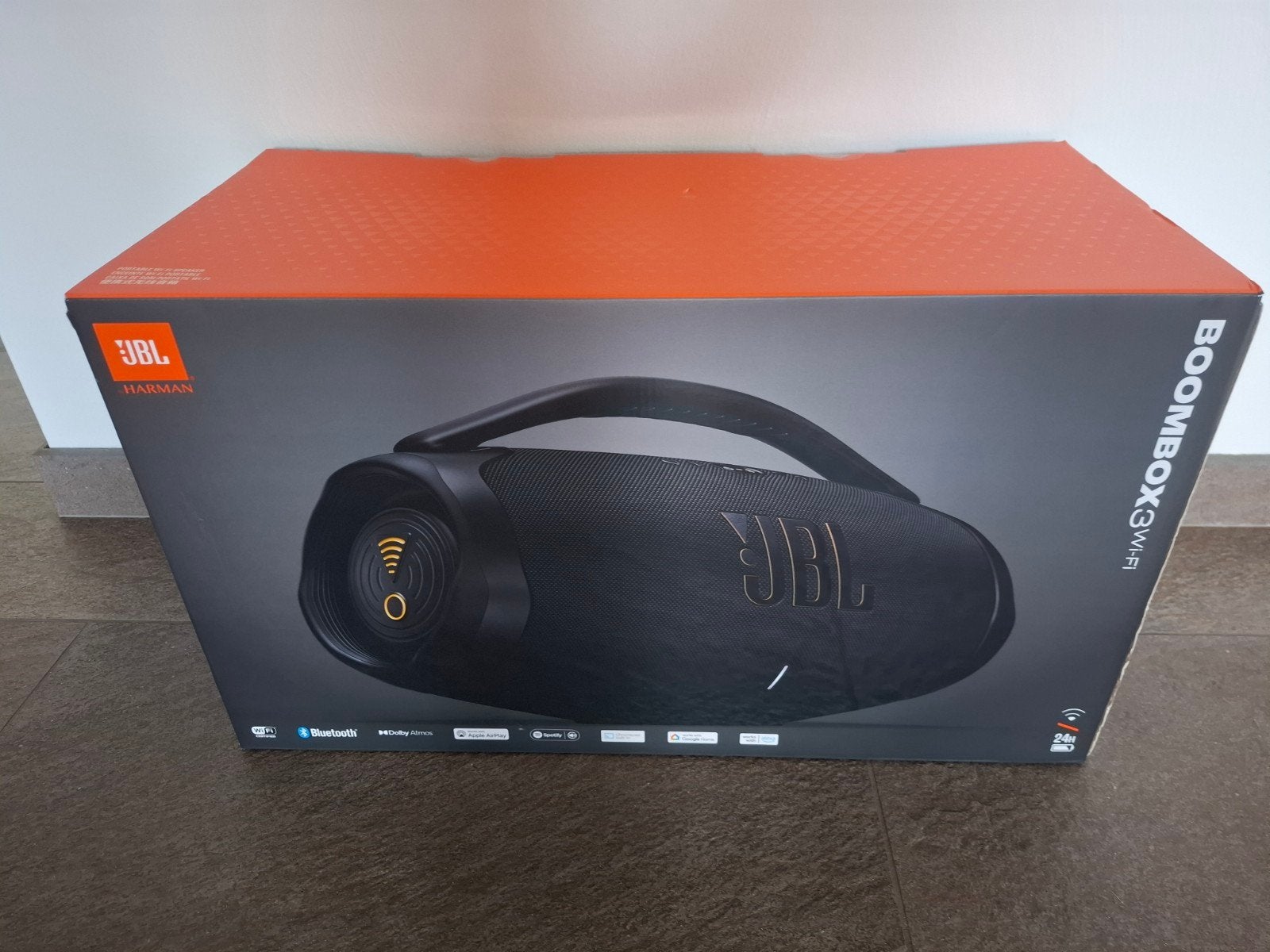 Hierbij bied ik een originele JBL Boombox 3 Wi-Fi nieuw, Audio, Tv en Foto, Ophalen, Nieuw, JBL