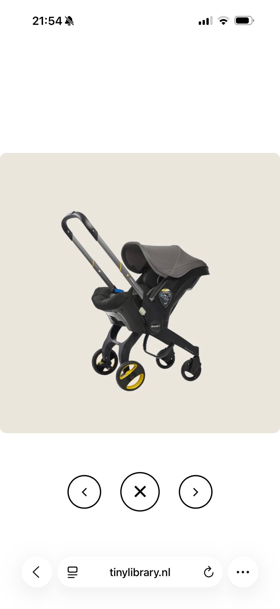 Doona+ autostoel en kinderwagen in één, Gebruikt, Combiwagen, Met autostoeltje, Ophalen