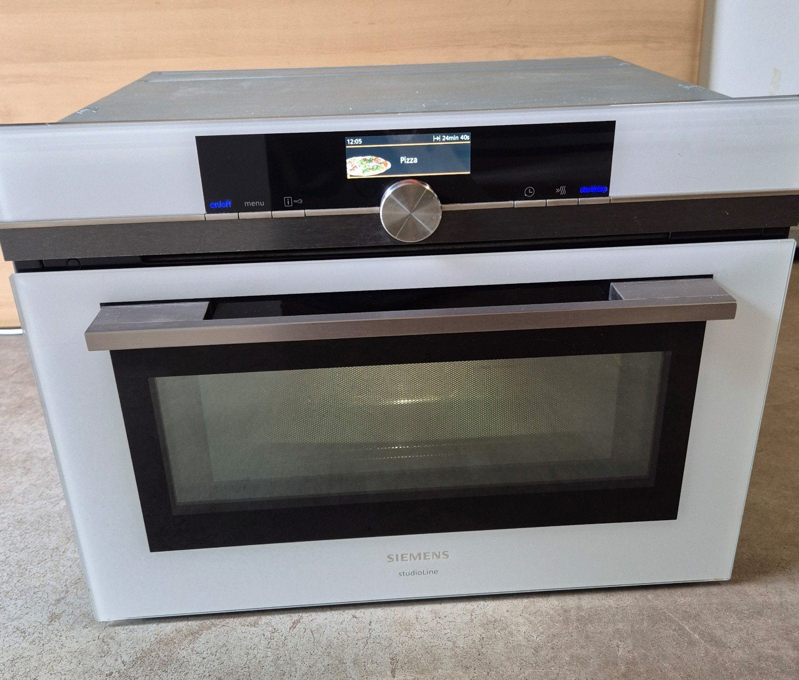 SIEMENS Blacksteel combi oven/magnetron Wifi+ zelfreiniging, Witgoed en Apparatuur, Magnetrons, Ophalen, Combimagnetron, Hete lucht