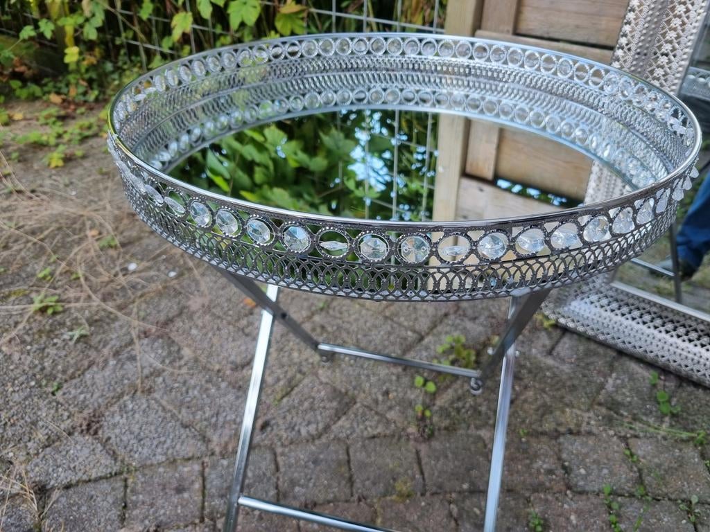 Spiegel en spiegeltafeltje, Ophalen, Minder dan 50 cm, Zo goed als nieuw, Minder dan 100 cm