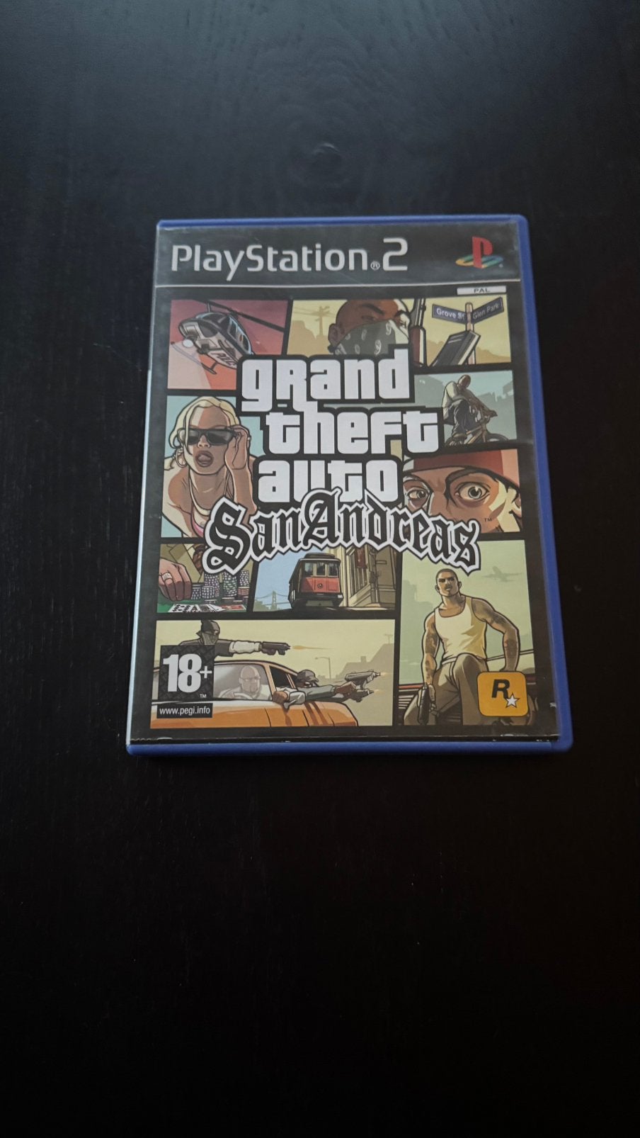 Grand Theft Auto San Andreas Ps2 IN GOEDE STAAT, Avontuur en Actie, Vanaf 18 jaar, 1 speler, Ophalen of Verzenden