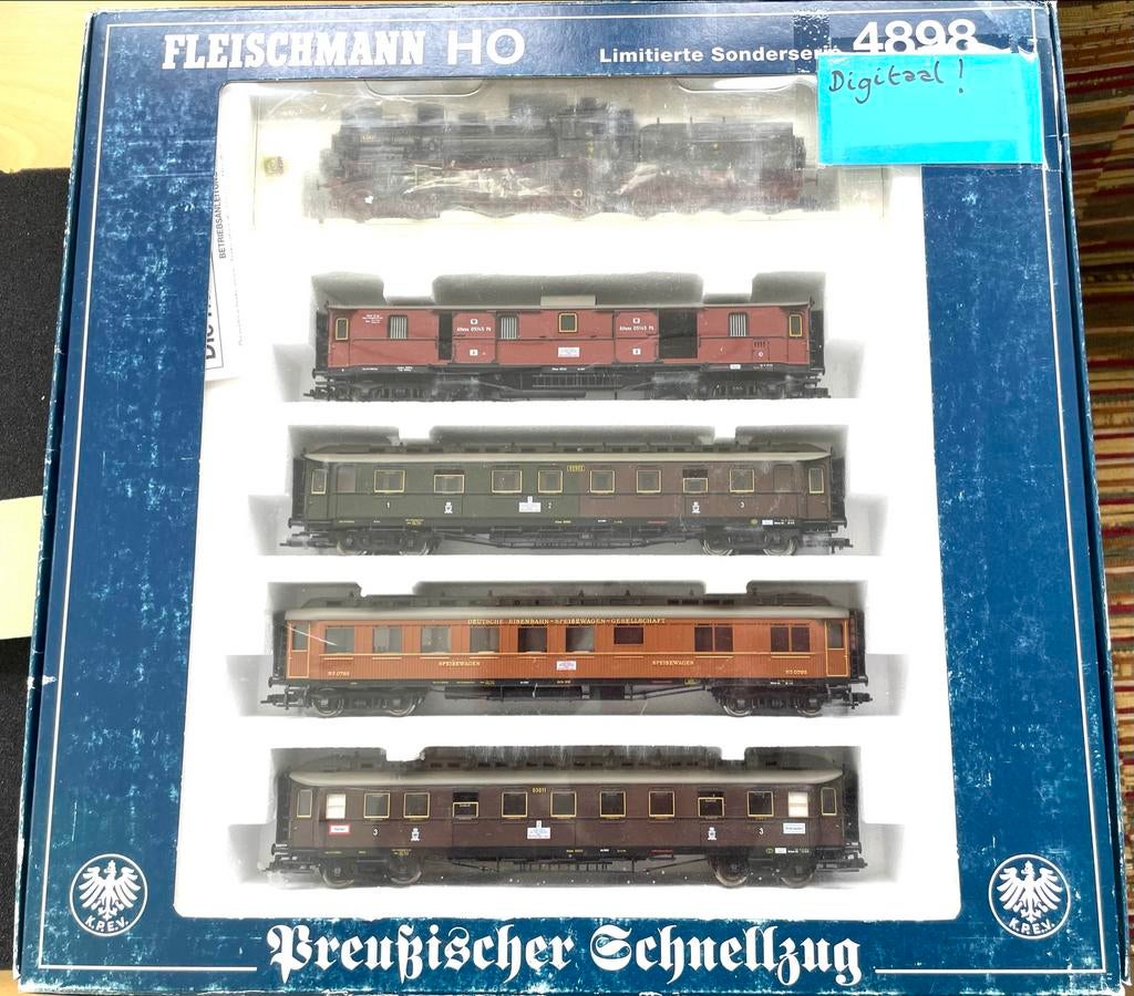 Fleischmann set 4898 HO dcc KPEV, Gelijkstroom, -, Fleischmann, -