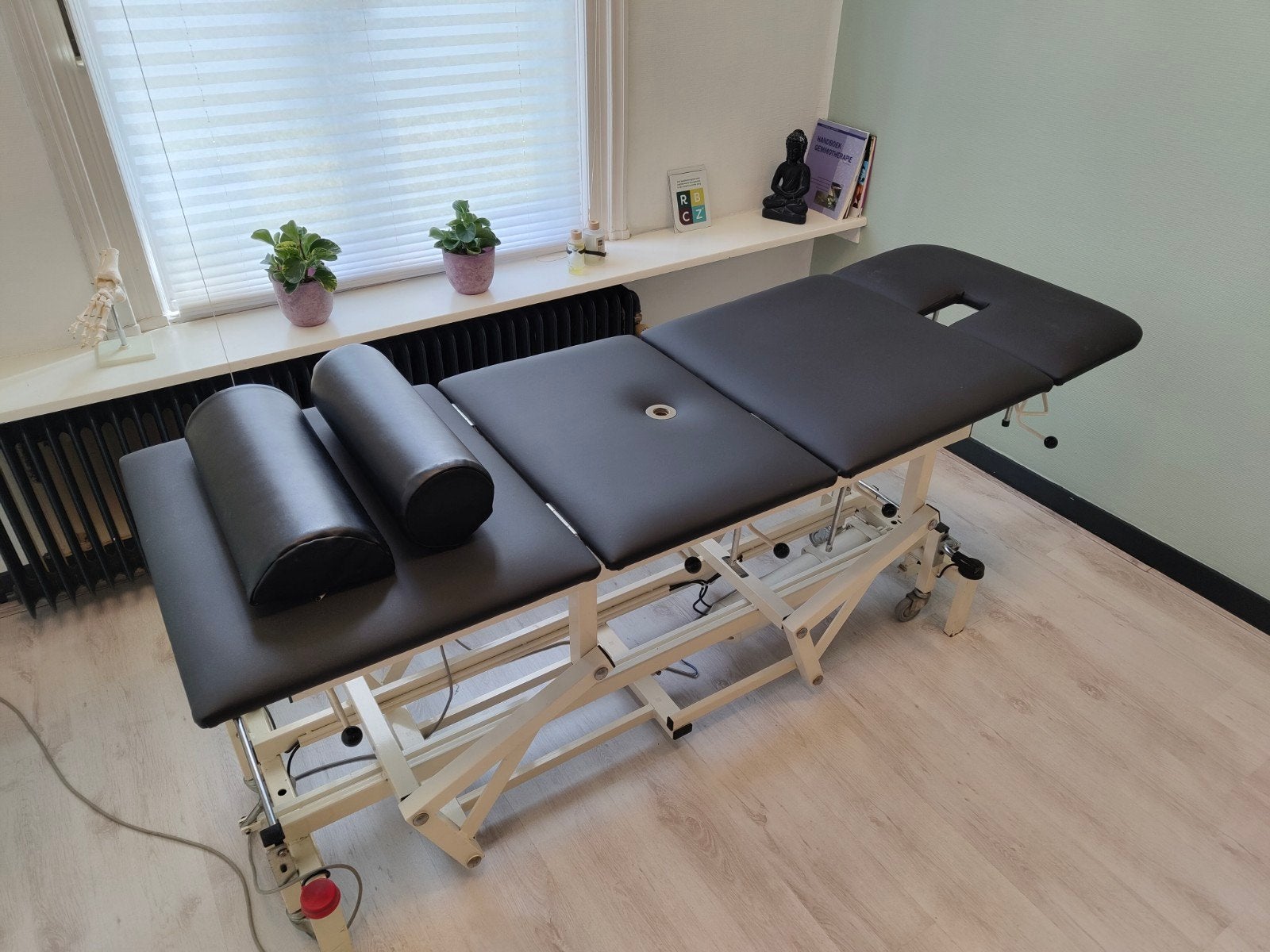 Behandel/massage tafel elektrisch verstelbaar, Ophalen, Zo goed als nieuw, Massagetafel