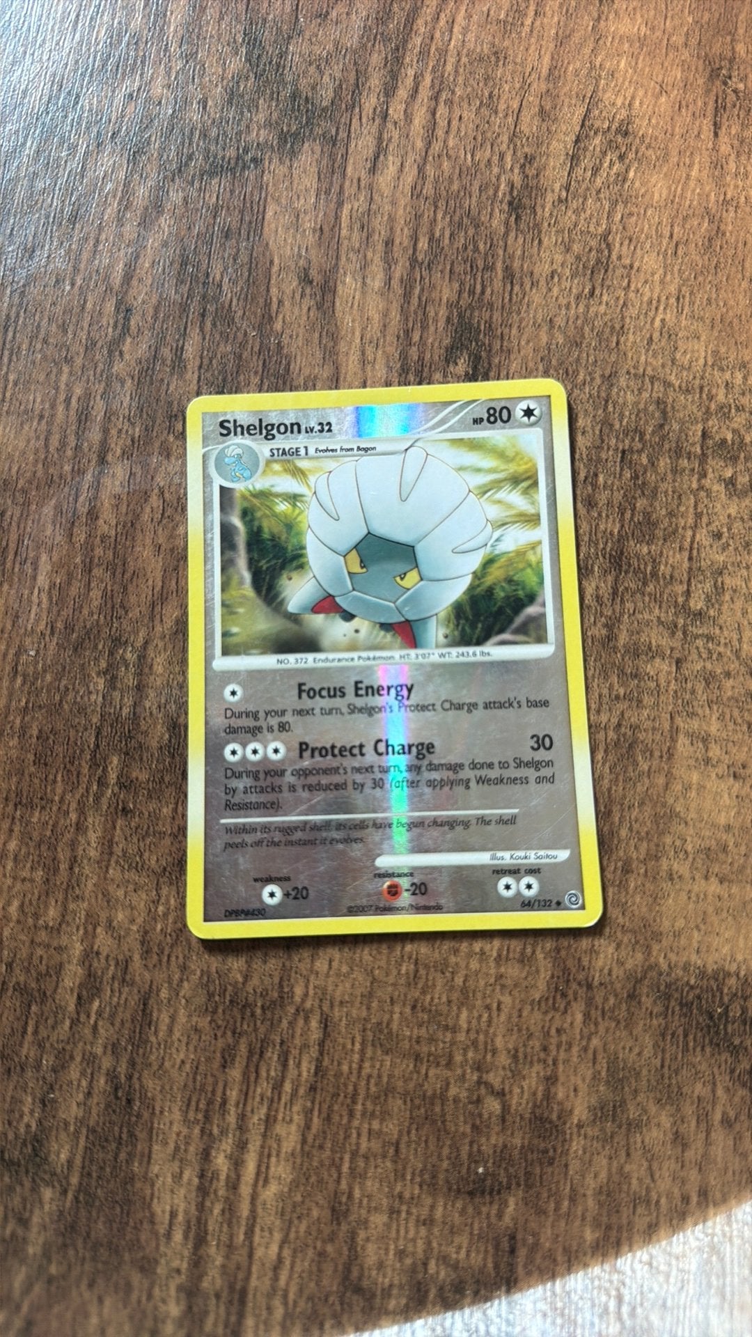 Pokemonkaart shelgon, Hobby en Vrije tijd, Verzamelkaartspellen | Pokémon, Ophalen of Verzenden, Zo goed als nieuw