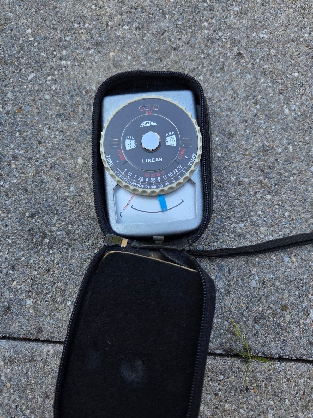 Toshiba Linear Lichtmeter in etui, Overige merken, Lichtmeter, Ophalen, Gebruikt