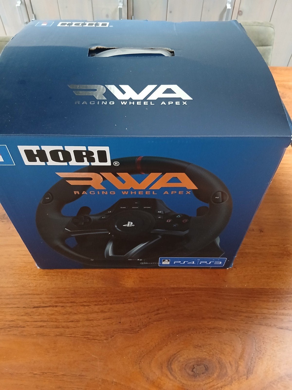 HORI Racing Wheel Apex voor PS4/PS3/PC, Ophalen of Verzenden, Zo goed als nieuw, Stuur of Pedalen, PlayStation 3