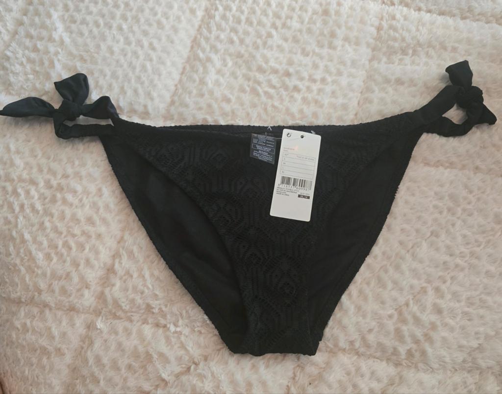 NIEUW Hema bikinibroekje met strikjes, zwart, maat M, Kleding | Dames, Badmode en Zwemkleding, Zwart, Nieuw, Ophalen of Verzenden