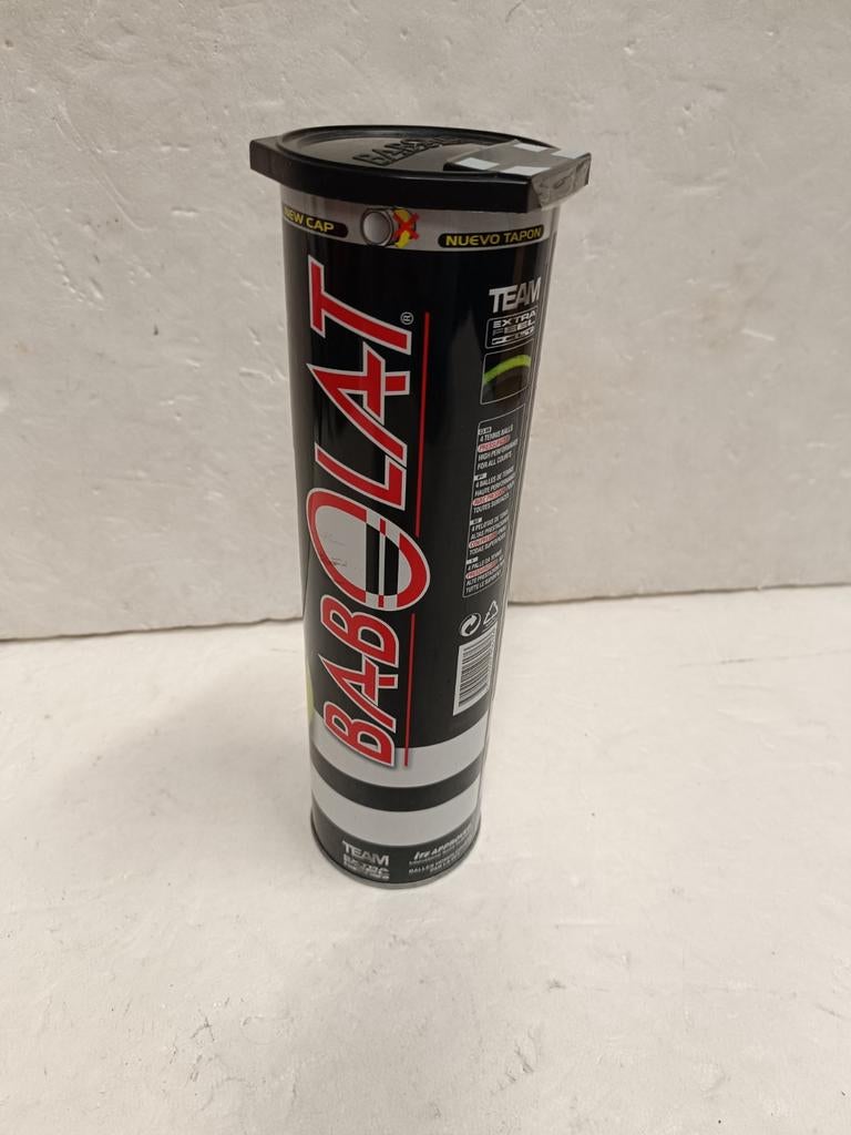 Babolat team tennisballen nieuw in koker geseald 4ballen, Sport en Fitness, Tennis, Ballen, L00, Nieuw, Ophalen of Verzenden