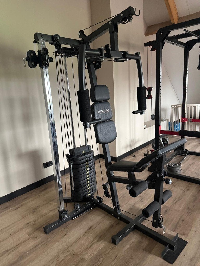 Complete home fitness gym, Ophalen, Gebruikt, Krachtstation, Benen