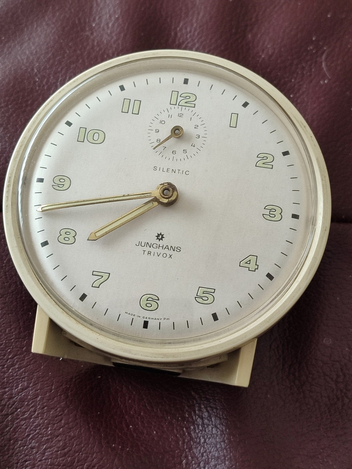 junghans trivox vintage wekker, Ophalen of Verzenden, Staal, Overige merken, 1960 of later