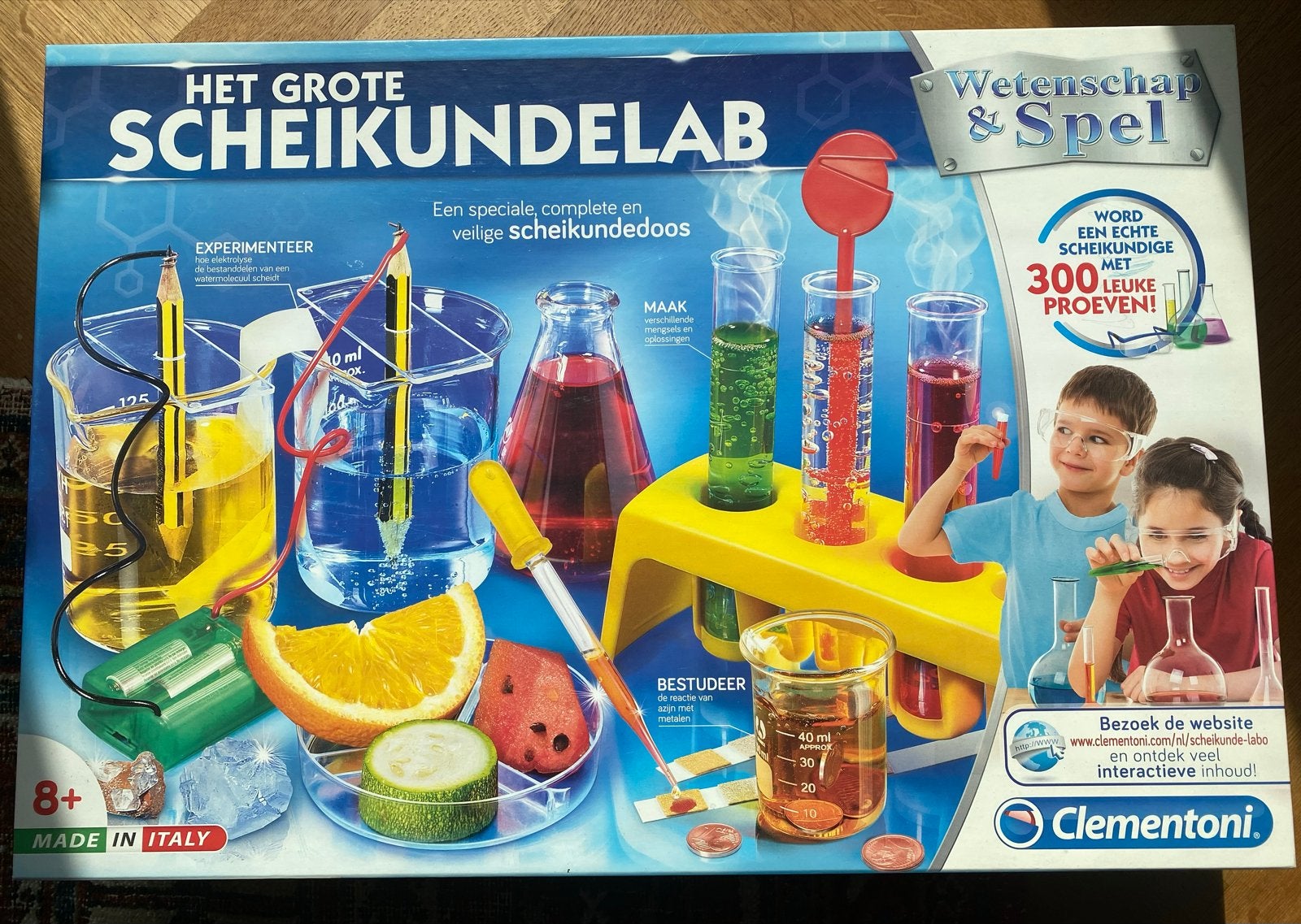 Clementoni Het Grote Scheikundelab - Wetenschap & Spel, Kinderen en Baby's, Speelgoed | Educatief en Creatief, Ophalen, Zo goed als nieuw