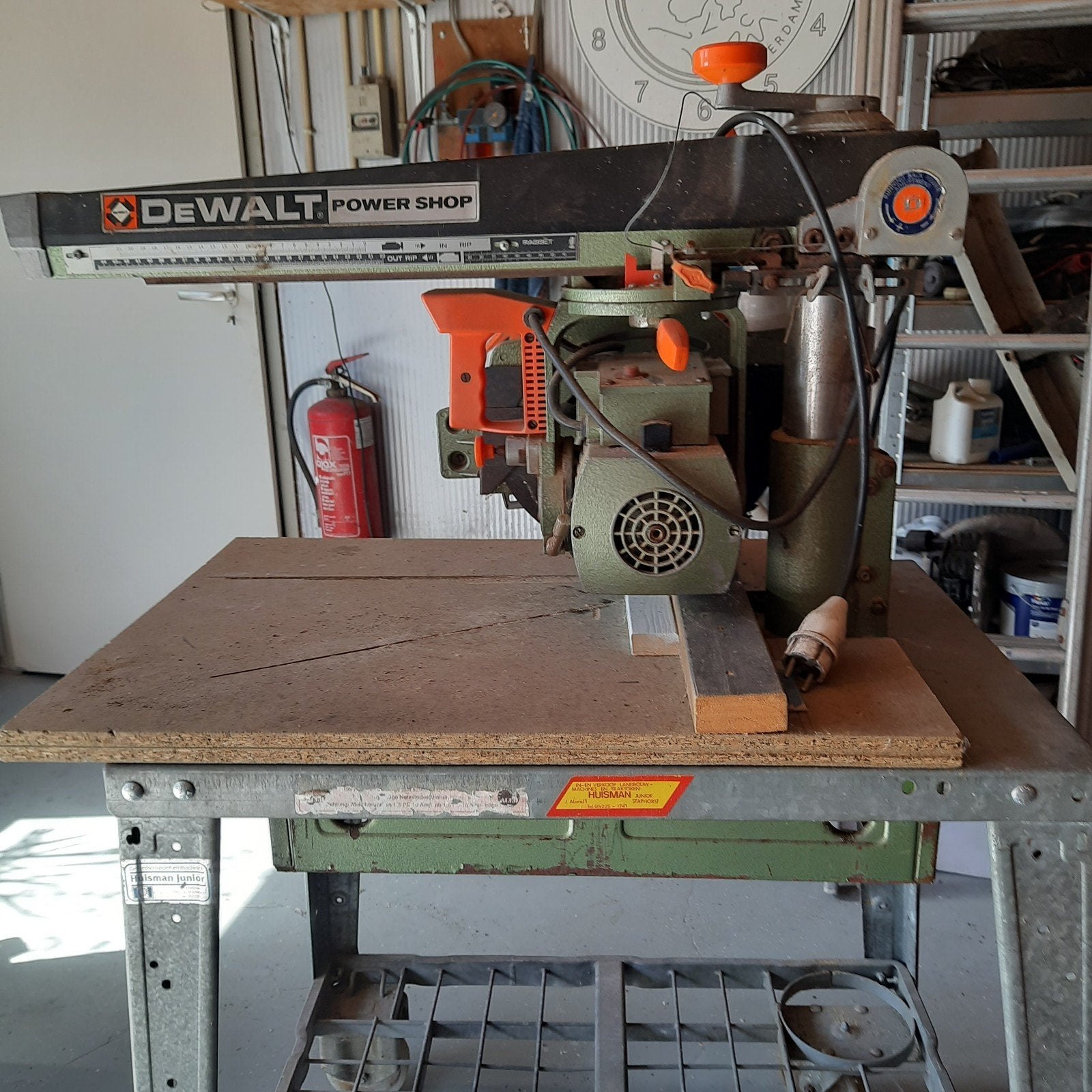 Dewalt zaagmachine dw125, Ophalen, 1200 watt of meer, Afkortzaag, 70 mm of meer