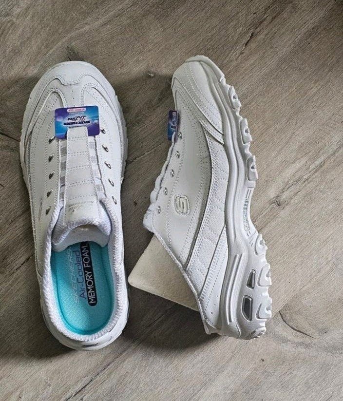 Nieuwe Skechers D'Lites Bright Sky sneakers in het wit, 41, Skechers, Wit, Nieuw, Ophalen of Verzenden
