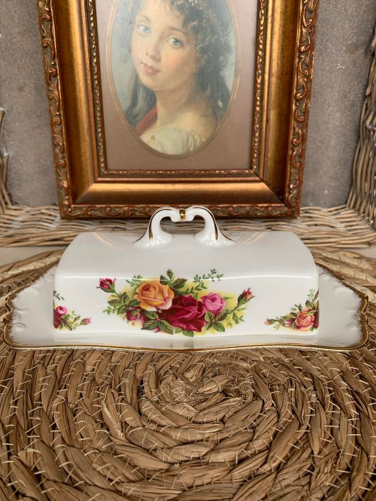 Royal Albert Old Country Roses Botervloot, Huis en Inrichting, Keuken | Servies, Overige typen, Ophalen of Verzenden, Zo goed als nieuw