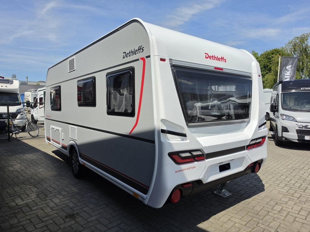 Dethleffs Summer Edition 470 FR Rondzit, Frans bed, Rondzit, Bedrijf, Dethleffs, 5 tot 6 meter