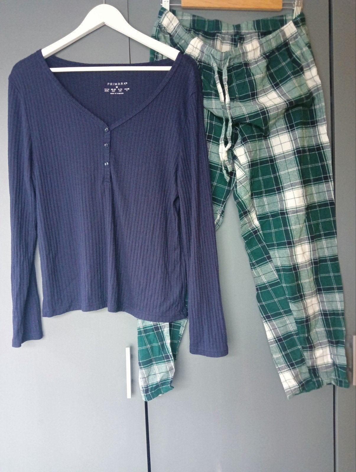 Pyjama van Primark mt M,top en 7/8 broek, Primark, Ophalen of Verzenden, Gedragen, Maat 38/40 (M)