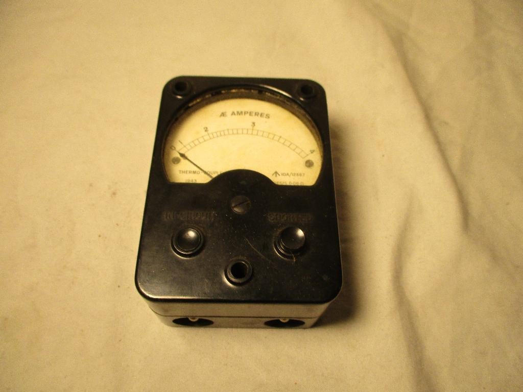 antiek voltage metertje van bakeliet, Antiek en Kunst, Ophalen of Verzenden