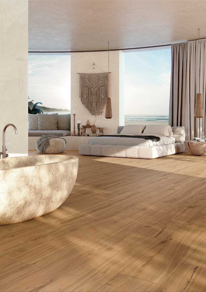 Houtlook Betula 1600x260x9.5mm voorraad, Italie, Keramiek, Overige typen, Nieuw