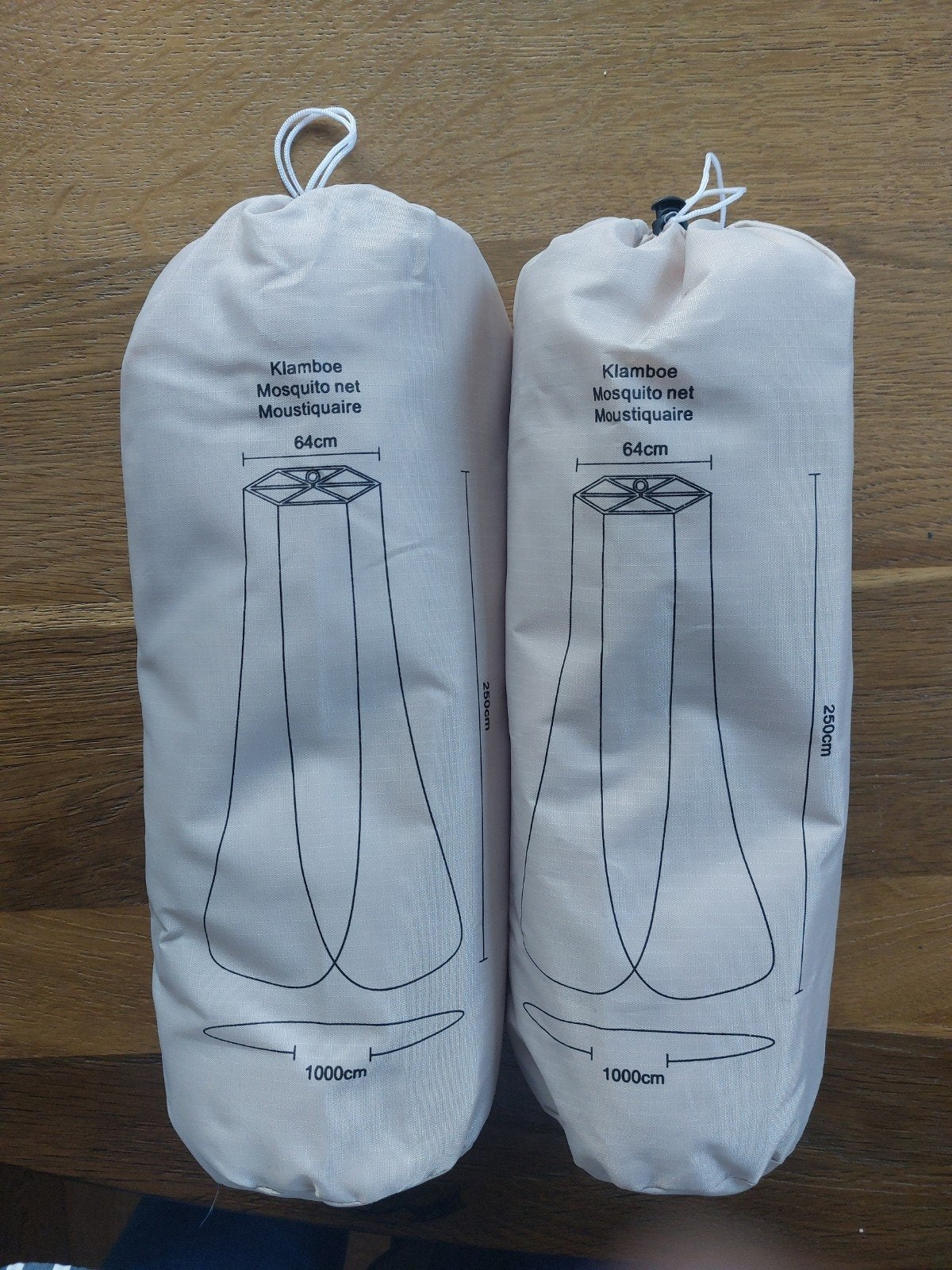 Klamboe Muskietennet - 2 stuks, 250x1000cm, Ophalen, Zo goed als nieuw
