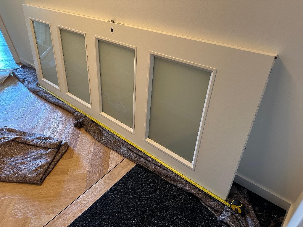 Berkvens binnendeur stomp met matglas, Doe-het-zelf en Verbouw, Deuren en Horren, Ophalen, 80 tot 100 cm, 215 cm of meer, Binnendeur