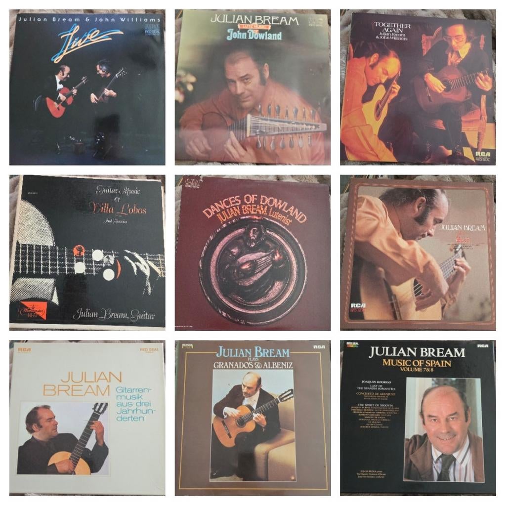 Julian Bream Klassieke Gitaar LP Collectie - 39 stuks, Ophalen, Modernisme tot heden, 12 inch, Kamermuziek