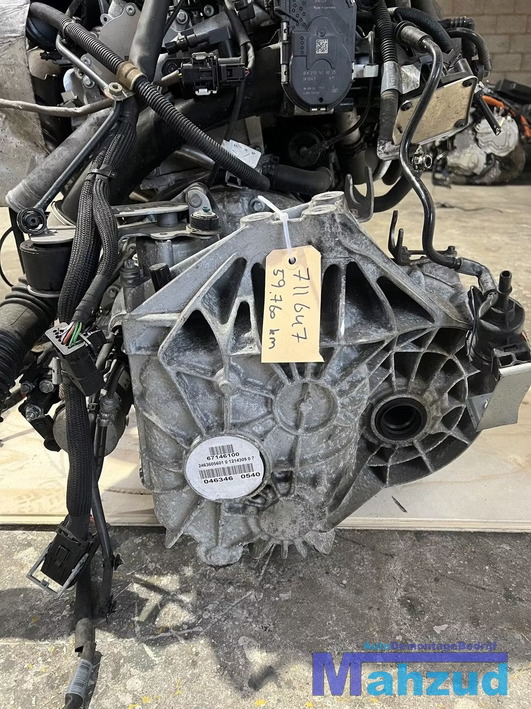 MERCEDES A B GLA CLA 1.6 16V Versnellingsbak 711647, Gebruikt, Mercedes-Benz AG, Mercedes-Benz, Ophalen of Verzenden