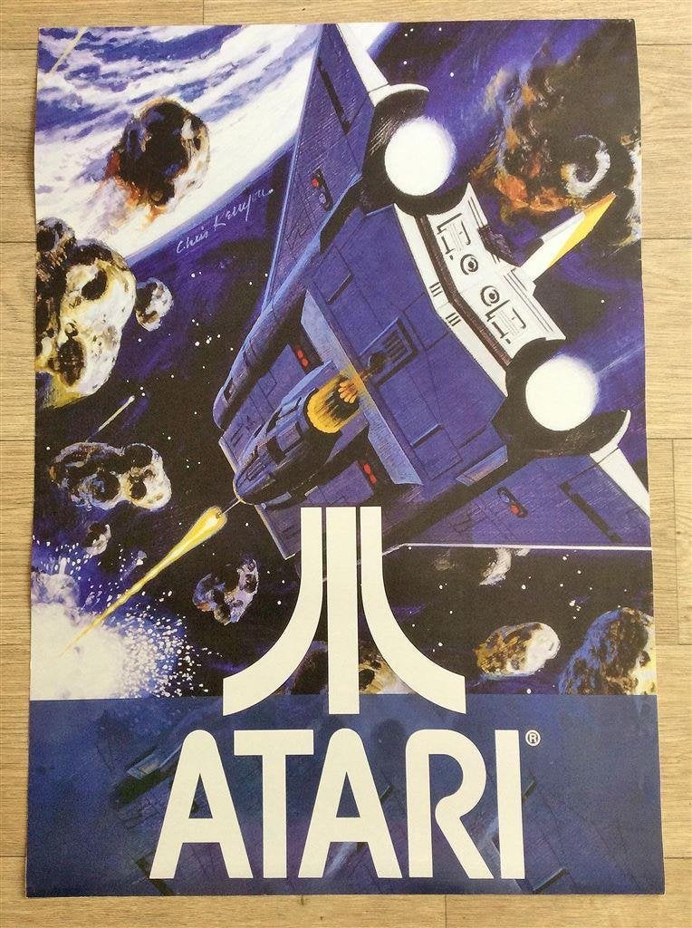grote ATARI Retro Arcade Gameroom Art POSTER, Verzenden, 1 speler, Nieuw, Vanaf 3 jaar