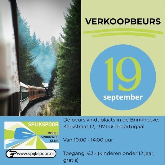 Modelspoorbeurs MSC Spijkspoor, Gelijkstroom of Wisselstroom, Overige typen, Nieuw, Ophalen