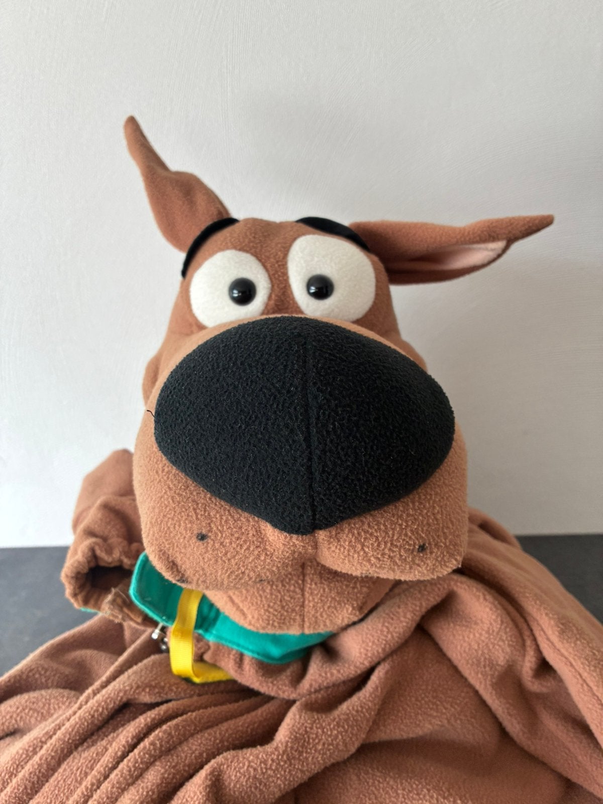 Scooby-Doo kostuum mt M carnaval vrijgezellenfeest, Ophalen of Verzenden, Zo goed als nieuw, Pak of Jurk