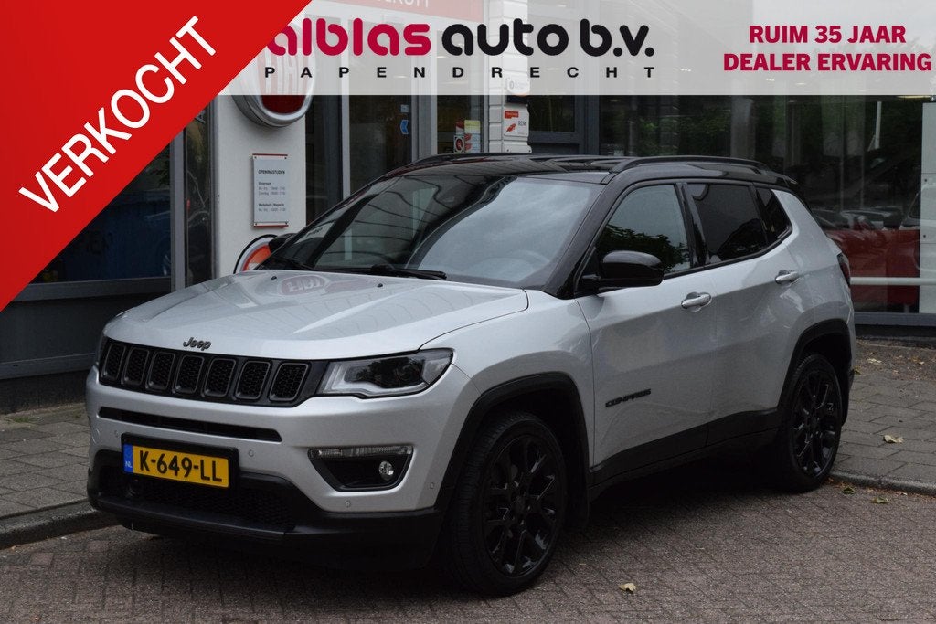Jeep Compass 1.3T S|1e eig.|Orig NL|Trekhaak|VOL!, Auto's, Jeep, Euro 6, 4 cilinders, 150 pk, 600 kg