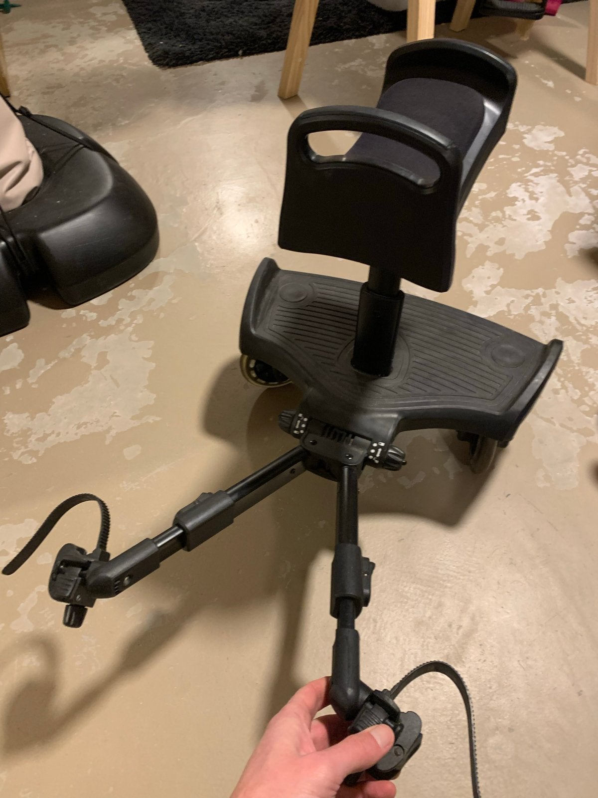 Meerijdplankje met zitje - Baninni, Ophalen of Verzenden, Gebruikt, Kinderwagen, Overige merken