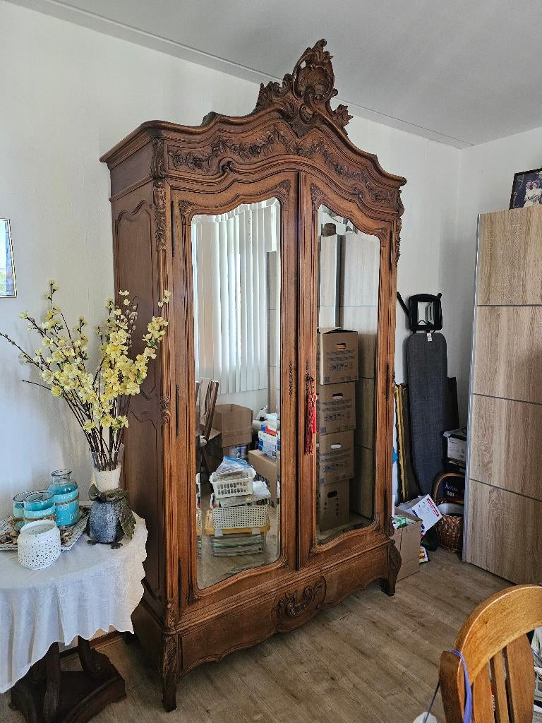 Oude kleding kast franse stijl, Ophalen