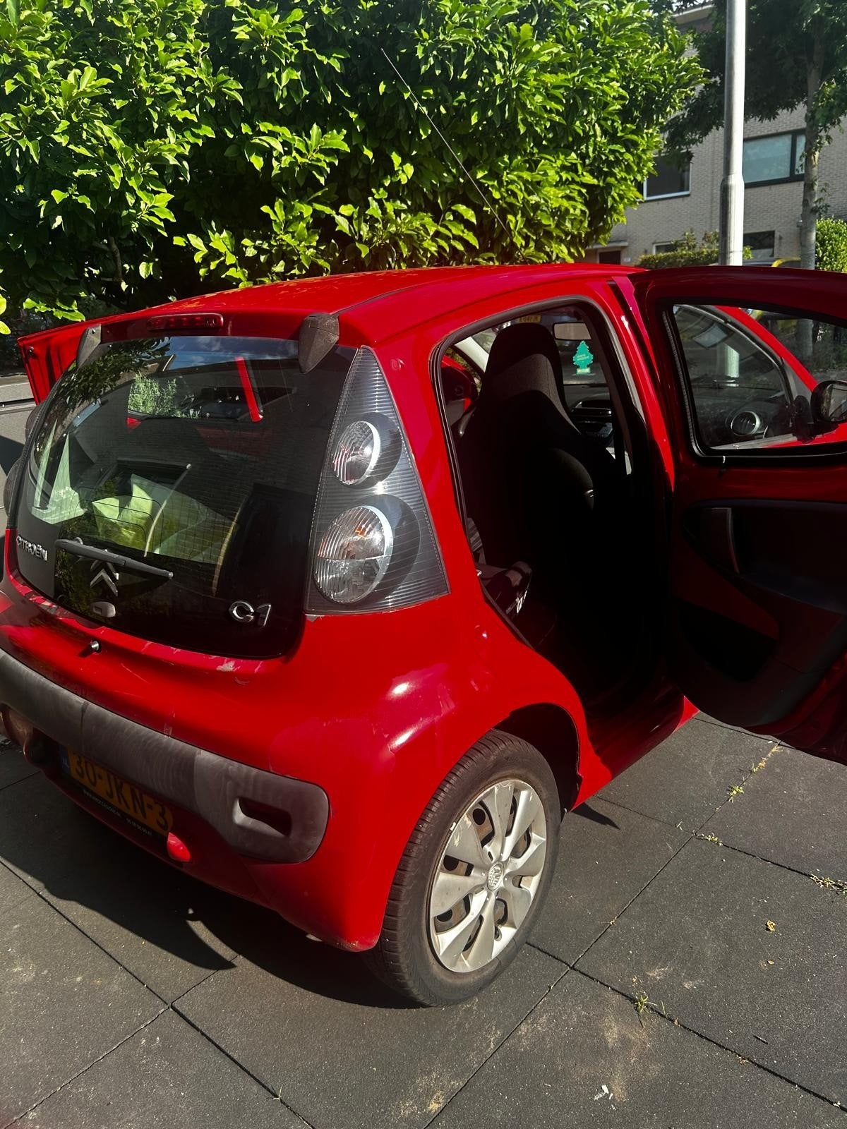 Citroën C1 1.0 5-DRS 2009 Rood, Auto's, Citroën, Particulier, C1, Benzine, A, Hatchback, Handgeschakeld, Origineel Nederlands
