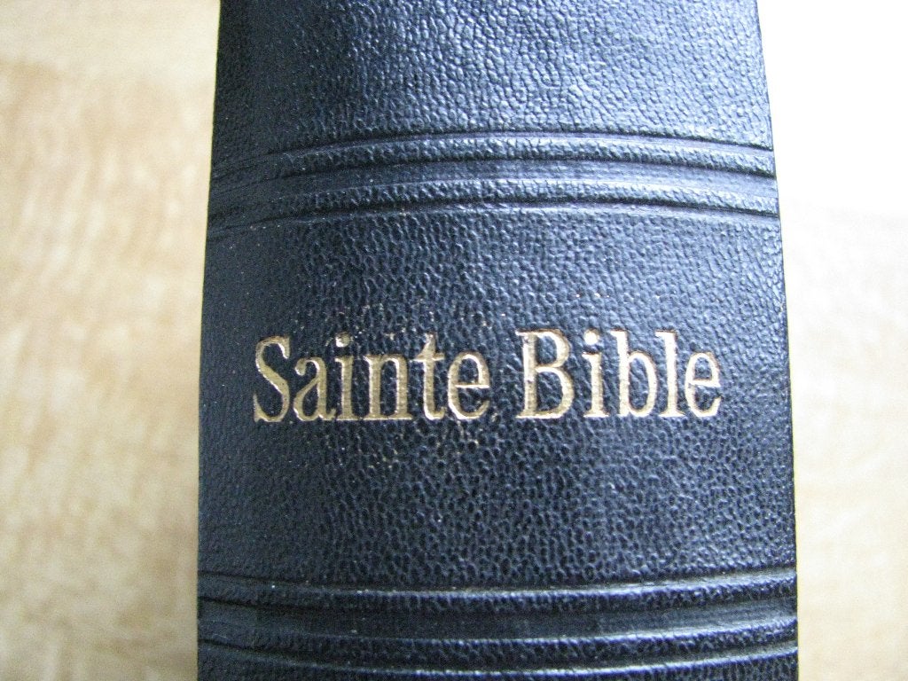 Bijbel  druk1923 Sainte bible huwelijksbijbel Frans talig, Ophalen of Verzenden