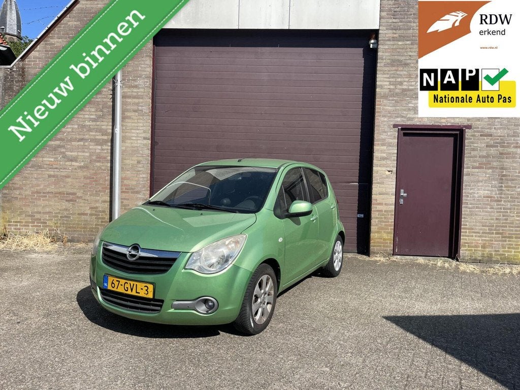 Opel Agila 1.0 Enjoy 191DKM | NAP | AIRCO | NIEUWE-APK |, Auto's, Opel, Bedrijf, Te koop, Agila, ABS, Airbags, Airconditioning