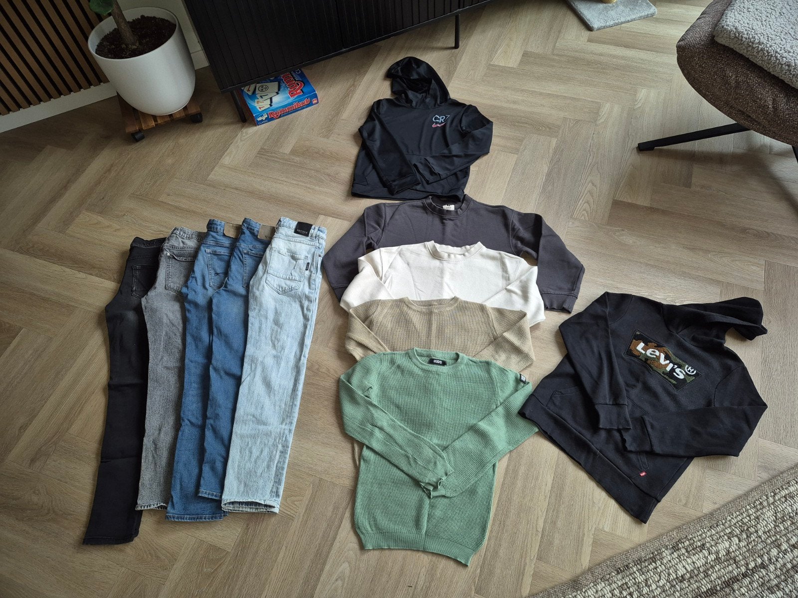 kledingpakket maat 152 oa levi, name-it, garcia, Ophalen of Verzenden, Gebruikt, Jongen, Setje