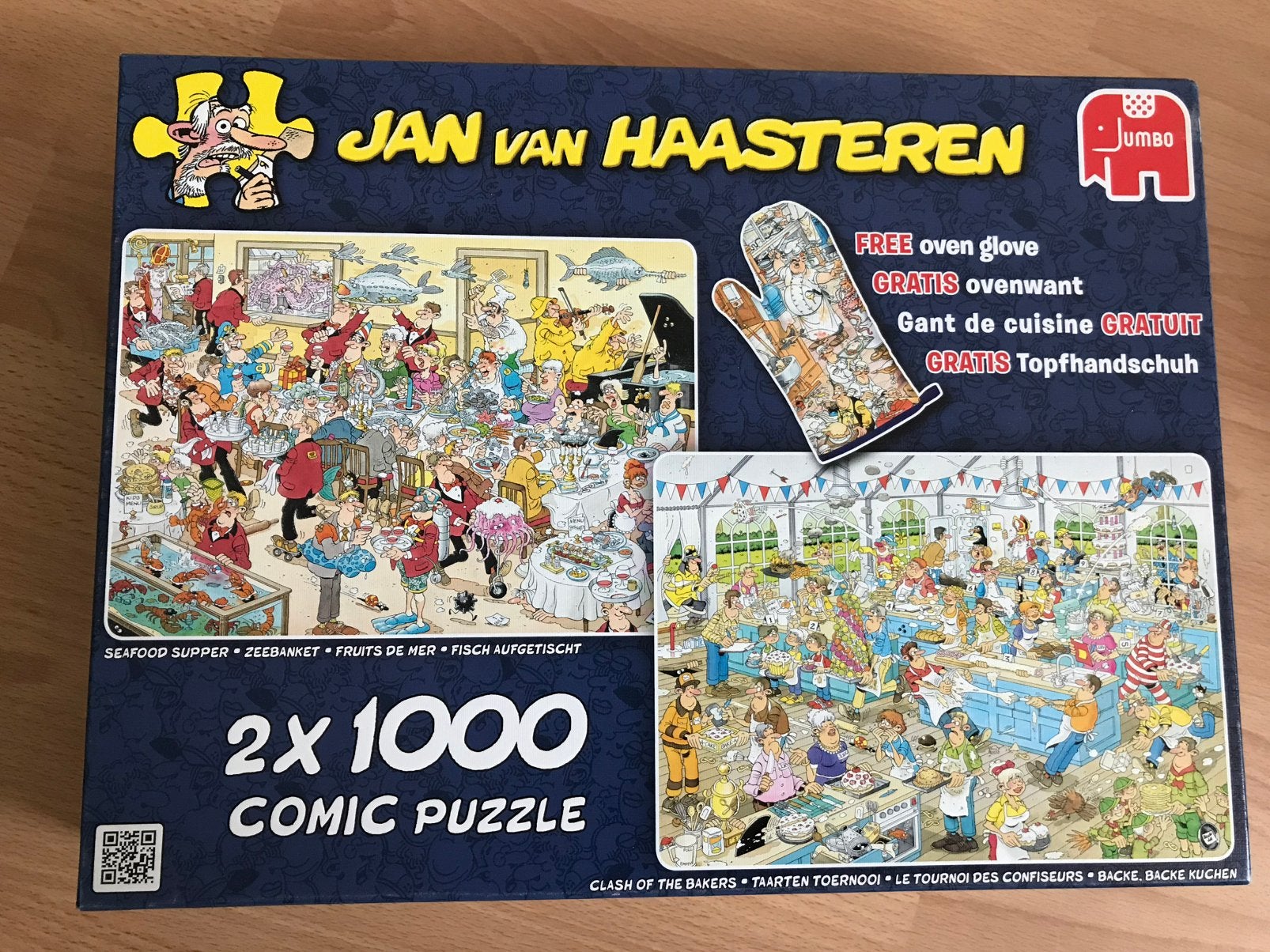 2 x 1000 jan van haasteren, Ophalen, 500 t/m 1500 stukjes, Zo goed als nieuw