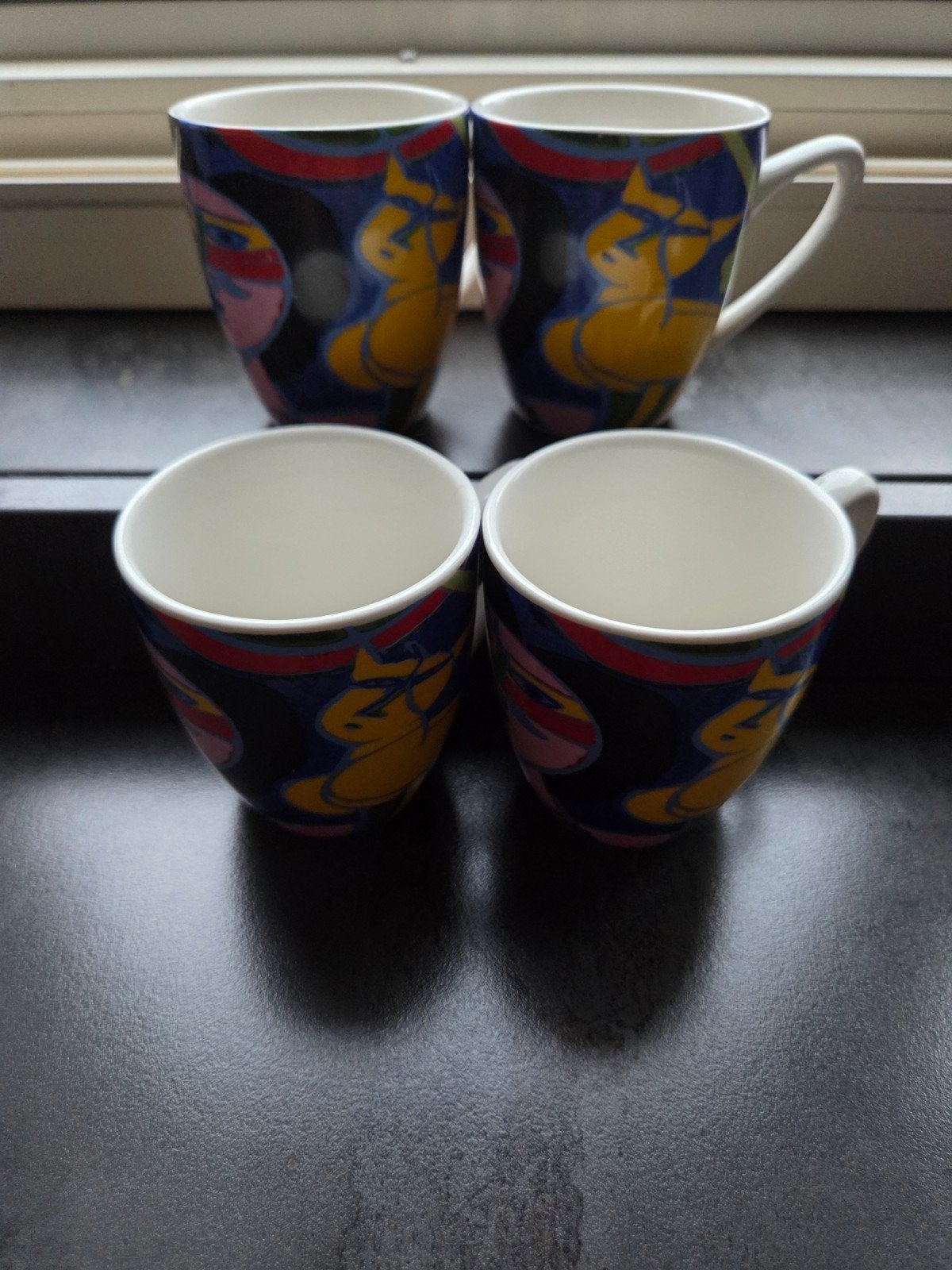 4 Koffiebekers van corneille, Ophalen, Zo goed als nieuw, Overige stijlen