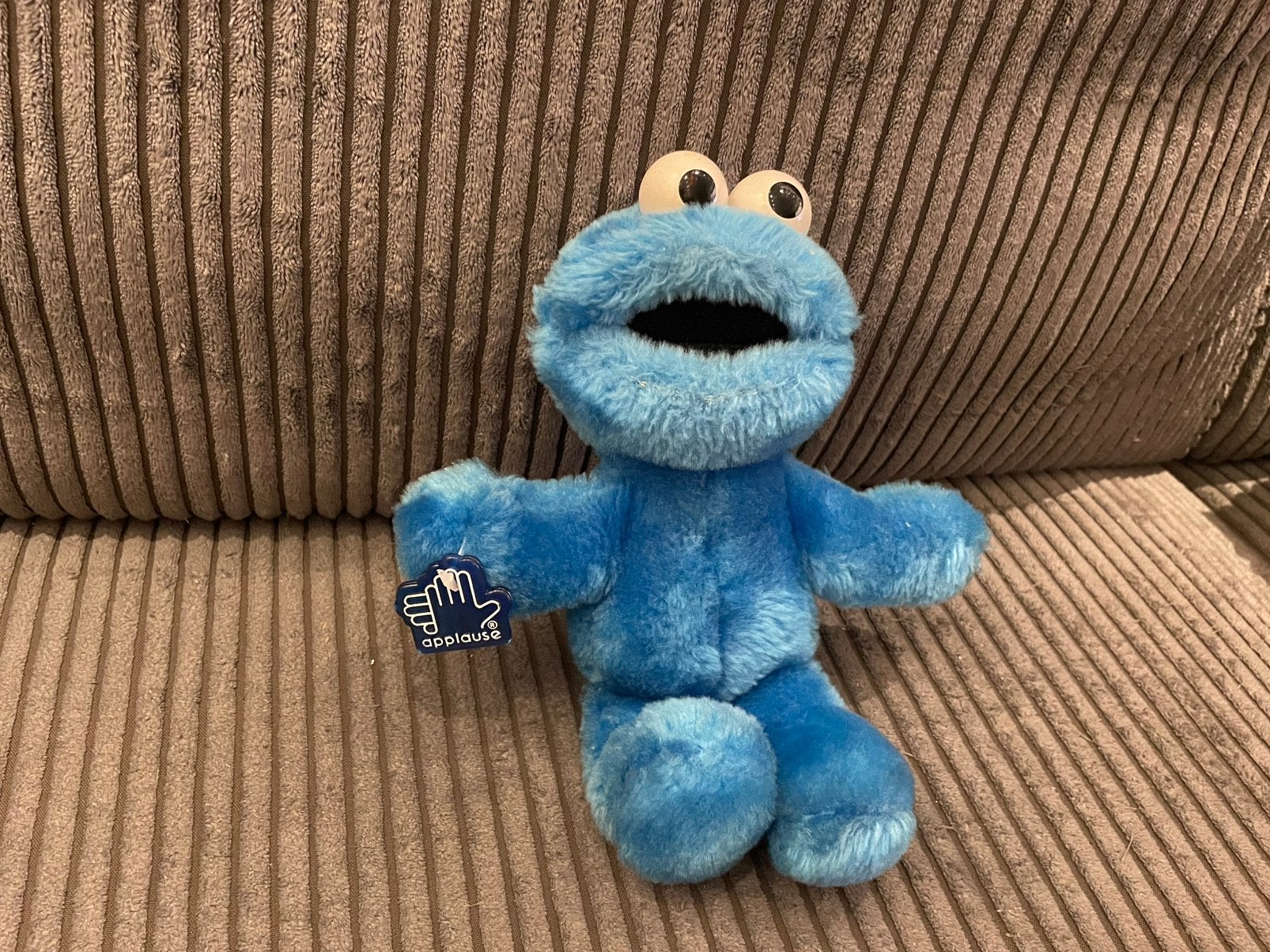 Koekiemonster knuffel applause Sesamstraat sesame street, Kinderen en Baby's, Ophalen of Verzenden, Blauw, Overige typen, Middelgroot (20 tot 80 cm)