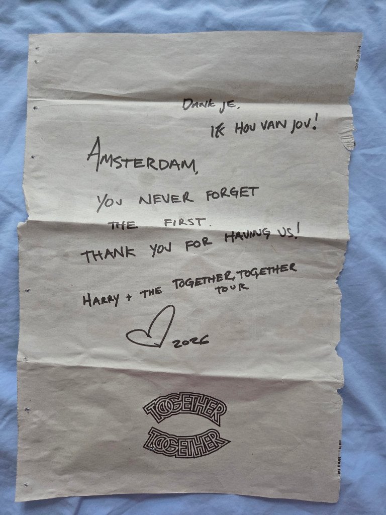 Harry Styles Parool, Ophalen of Verzenden, 1980 tot heden, Knipsel(s)