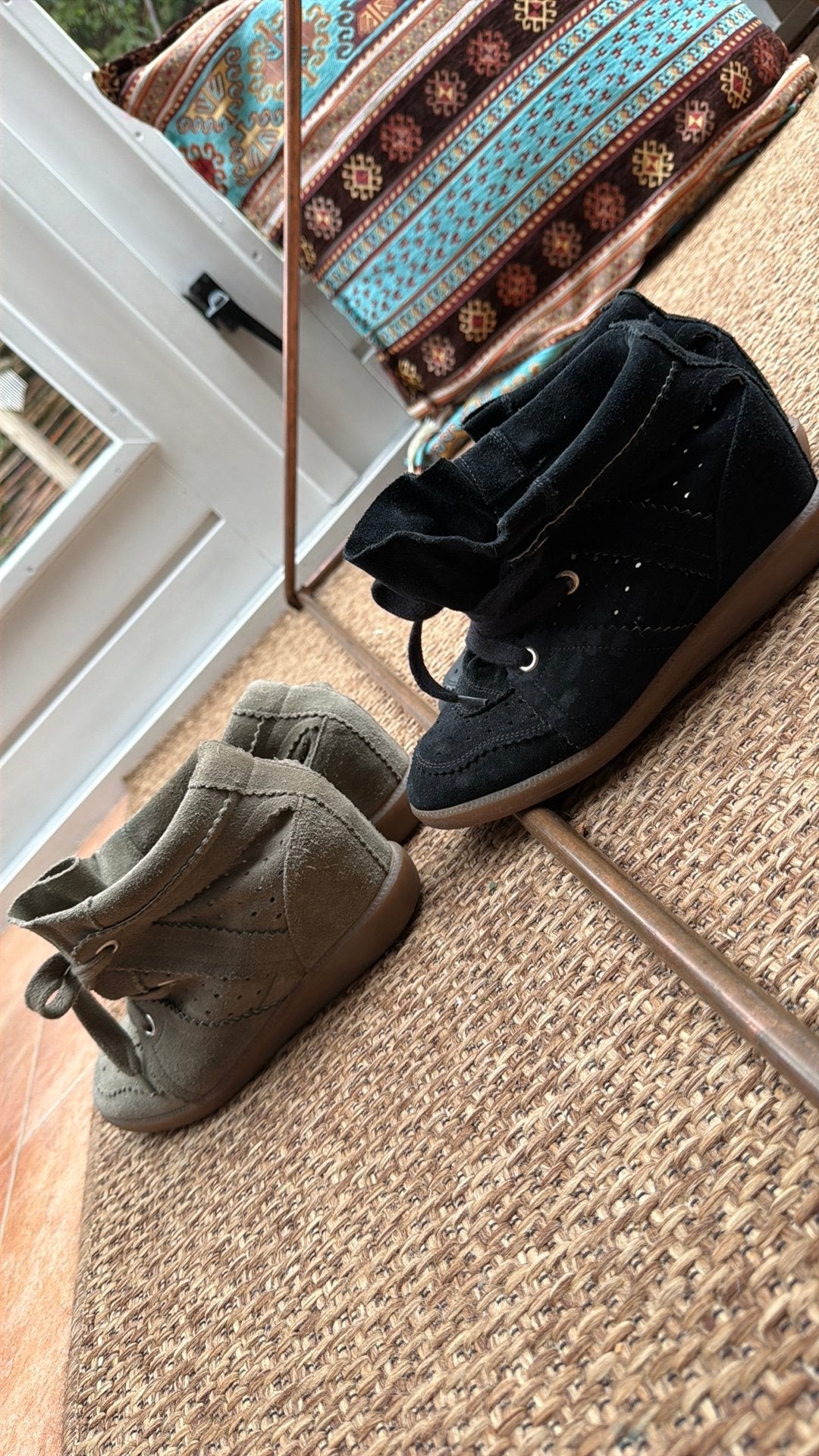 Originele isabel marant 2 paar 150 maat 37, Ophalen of Verzenden, Zo goed als nieuw, Zwart, Sneakers of Gympen